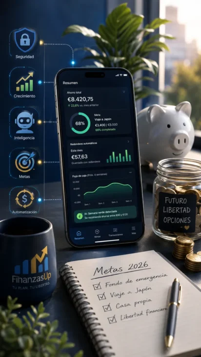 Un usuario evaluando diferentes aplicaciones financieras y alternativas a ChatGPT Finance en su portátil.